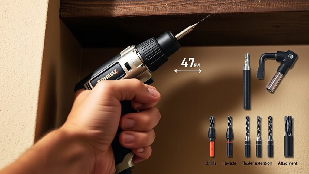 compact tools for confined drilling