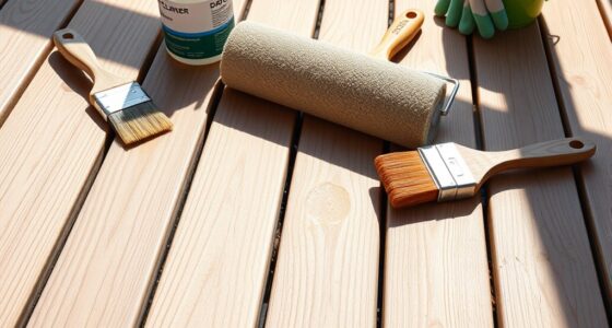 deck cleaning and sealing tools