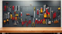 diy pegboard tool organizer