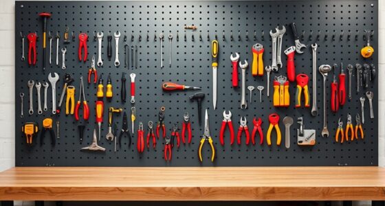 diy pegboard tool organizer