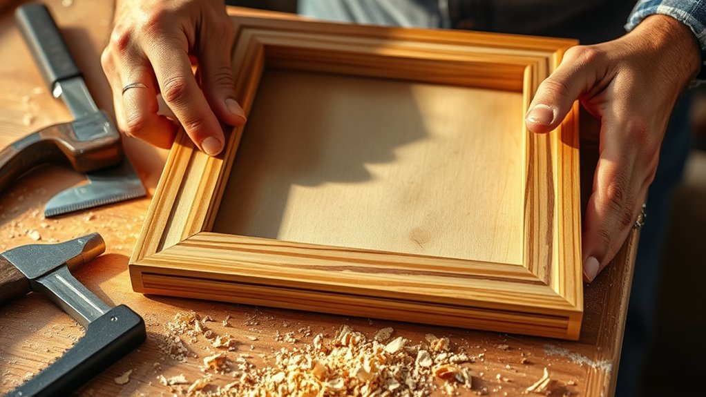 diy picture frame construction