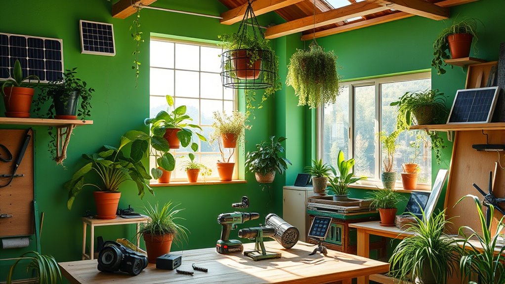 eco friendly solar workshop