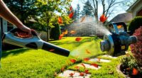 electric vs gas leaf blowers