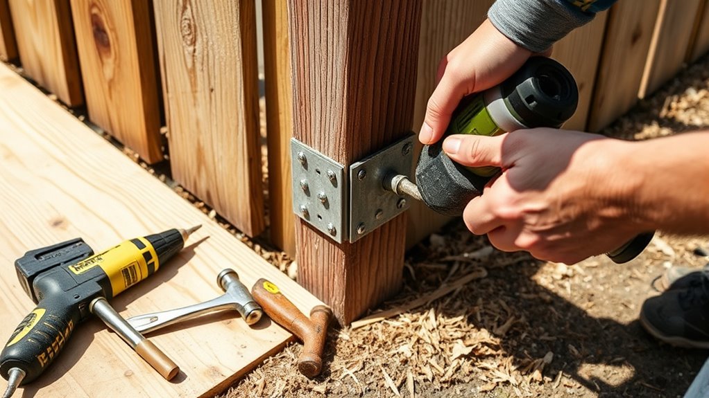 fence repair and maintenance