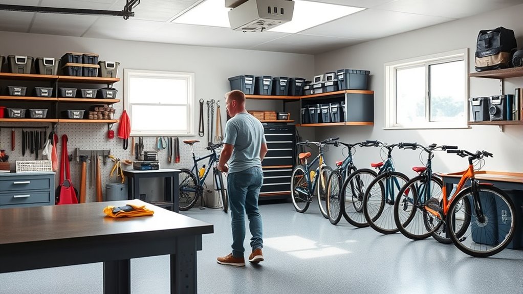 garage organization and decluttering