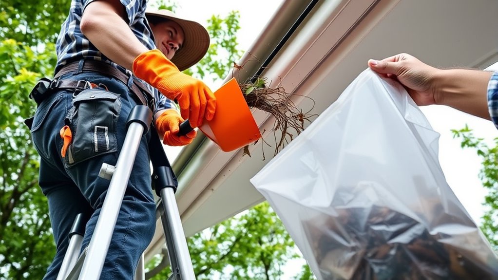 gutter cleaning safety equipment