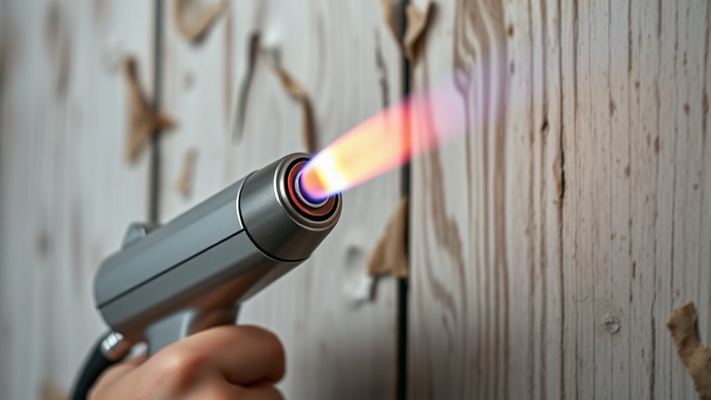 heat gun paint removal