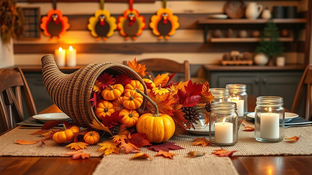 last minute thanksgiving decorating