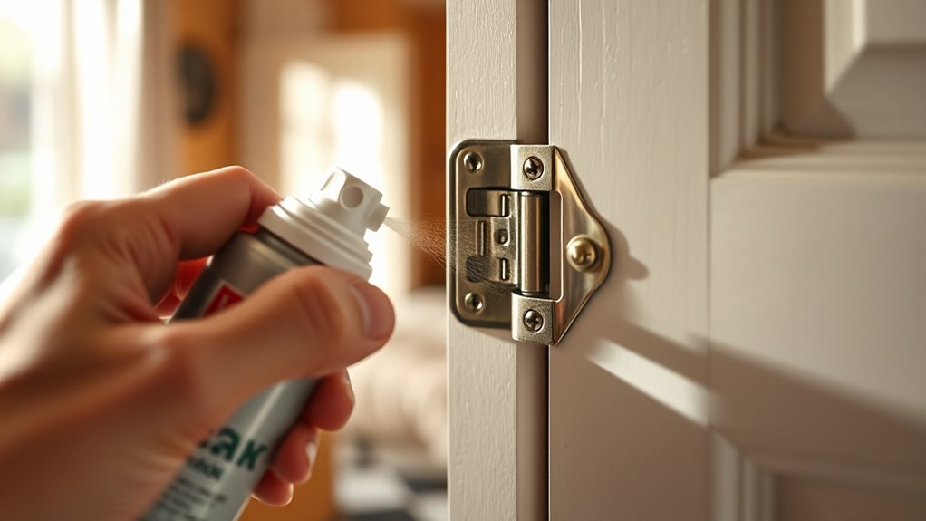 lubricate and silence squeak