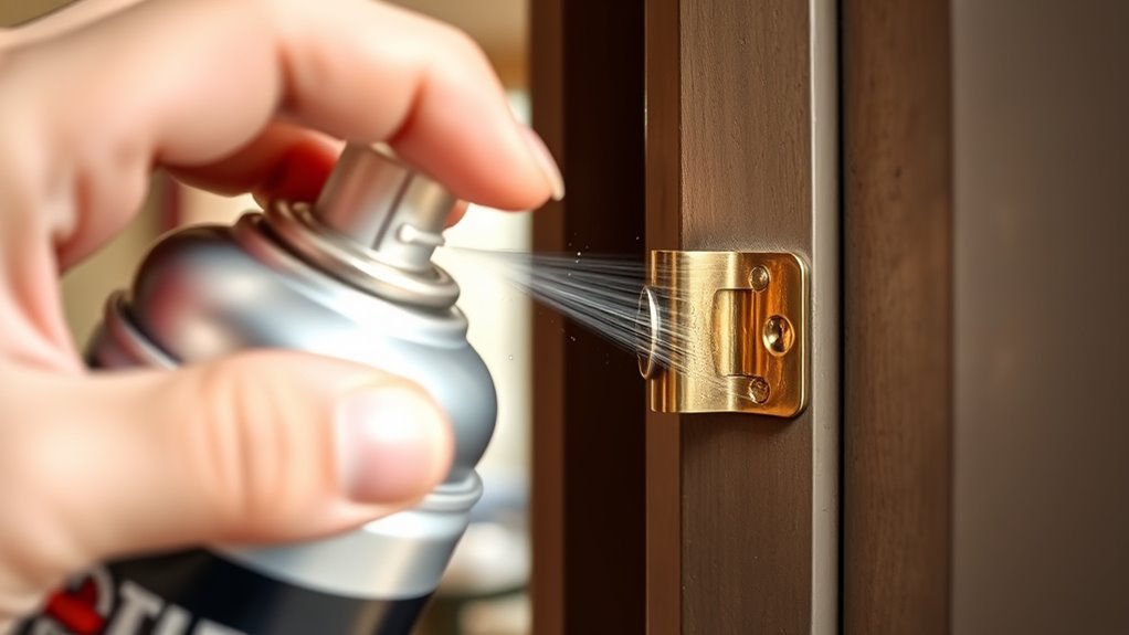 lubricate replace maintain hinges