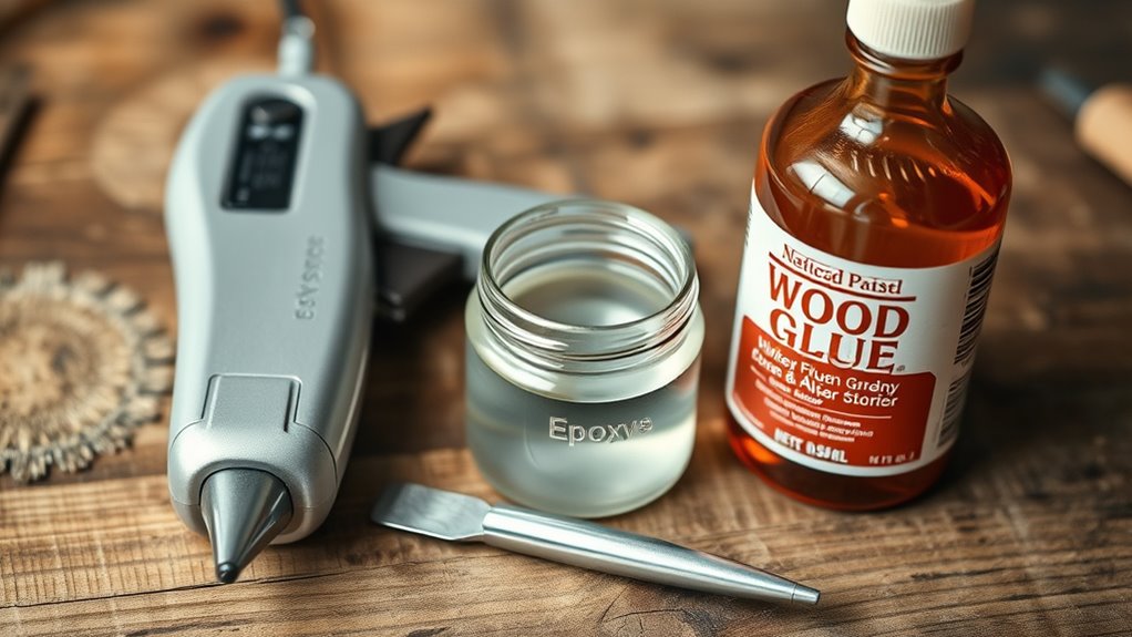 matching glue strength and drying