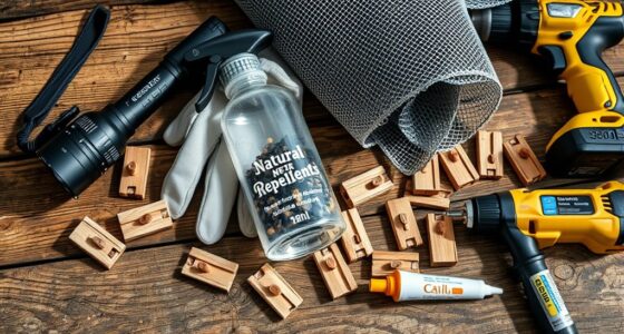 pest control tools and gear