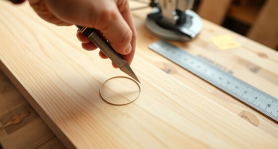 precise wooden circle cutting