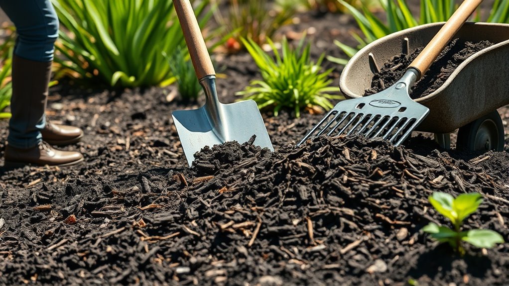 proper mulch application techniques