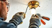 replacing light fixtures safely