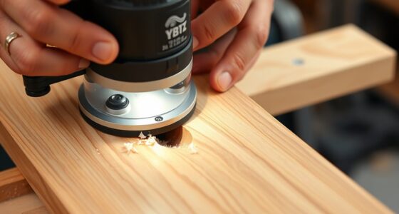 routing with a plunge router