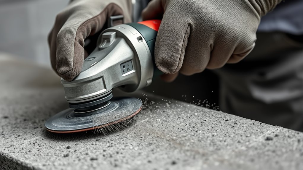 safe concrete grinding tips