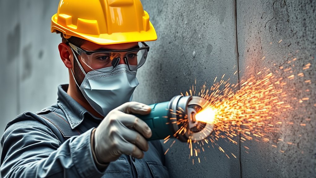 safety gear and dust control