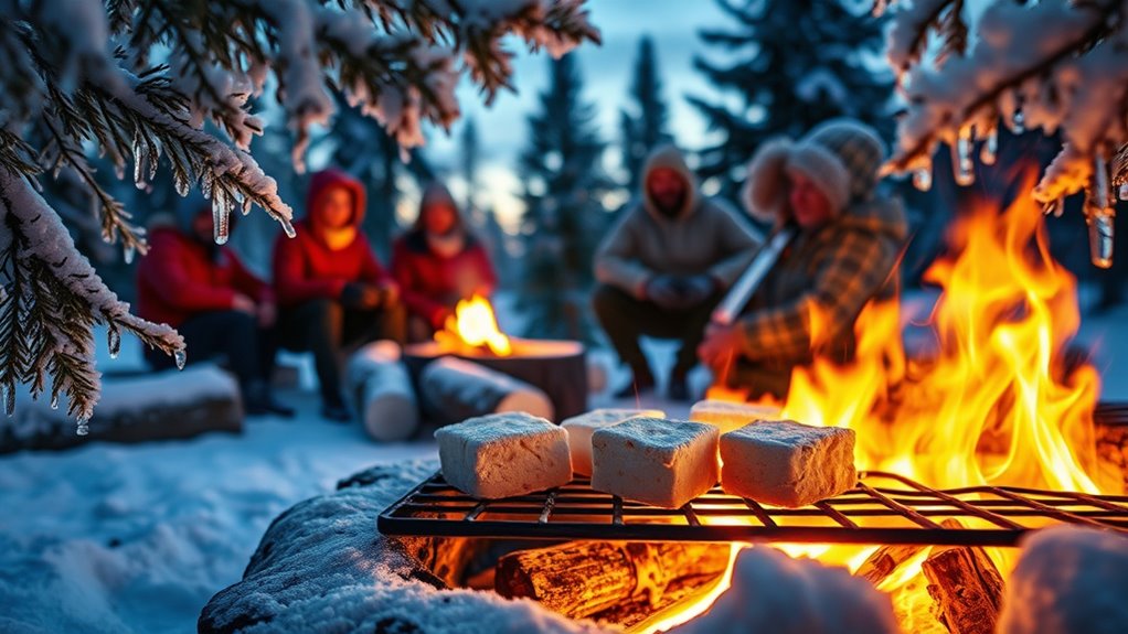 winter campfire safety