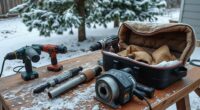 winter power tool maintenance