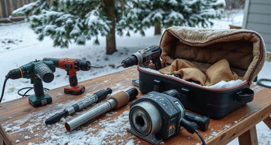 winter power tool maintenance