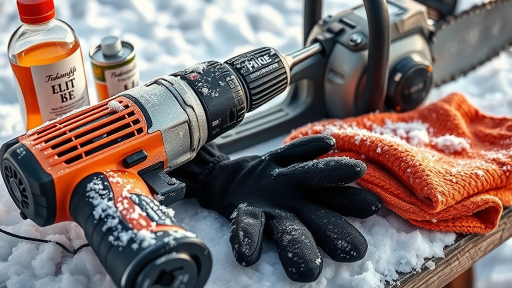 winter tool and battery care