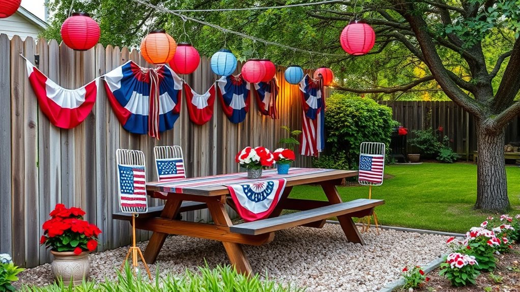 yard decor for memorial day