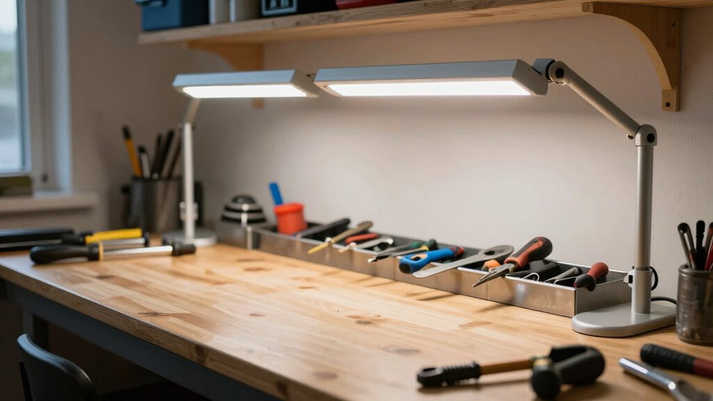 adjustable led workbench lighting