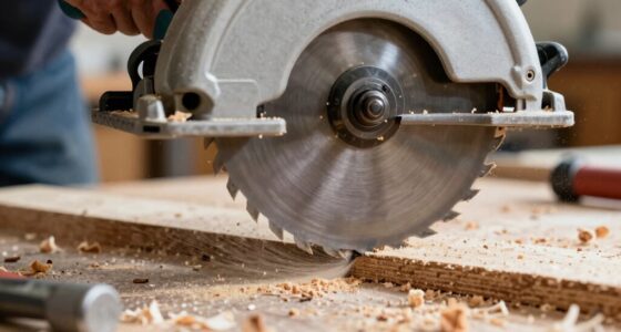 blade misalignment causes crooked cuts