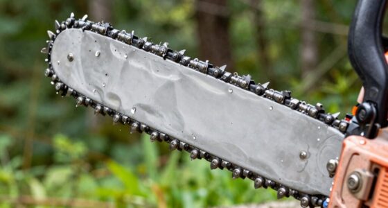 chain maintenance for cutting