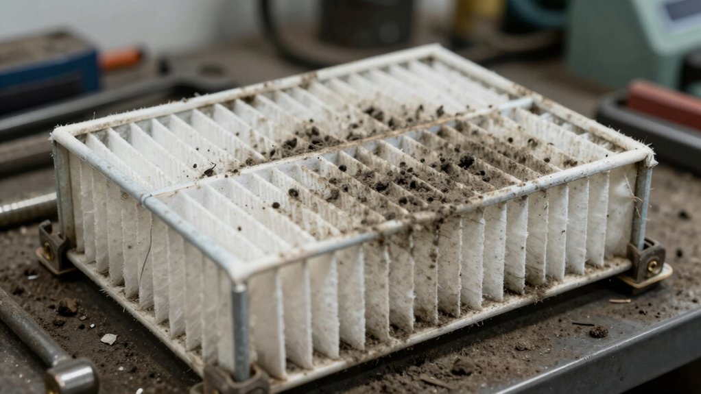 clogged filters impair efficiency