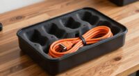 clutter free cord management