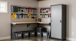 compact garage tool selection