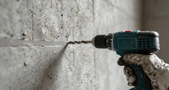 concrete wall drilling tips