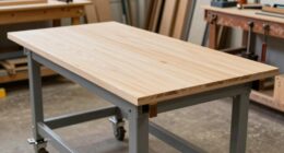 construct durable mobile outfeed table