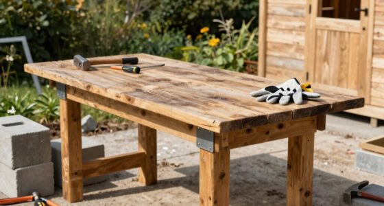 construct durable outdoor platform
