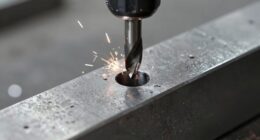 drilling precise steel holes