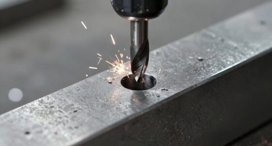 drilling precise steel holes