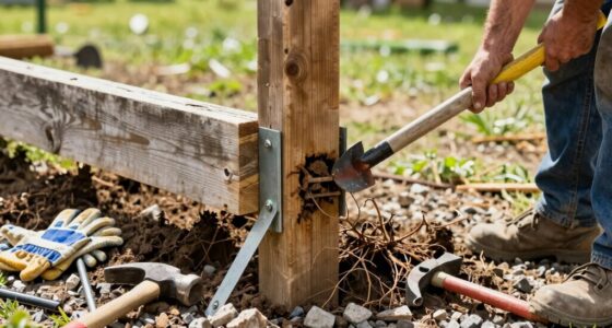 easy fence post replacement