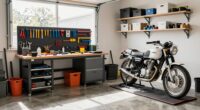efficient small garage setup