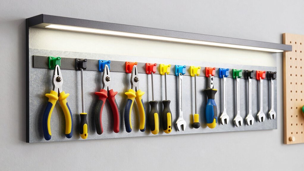 efficient vertical tool storage
