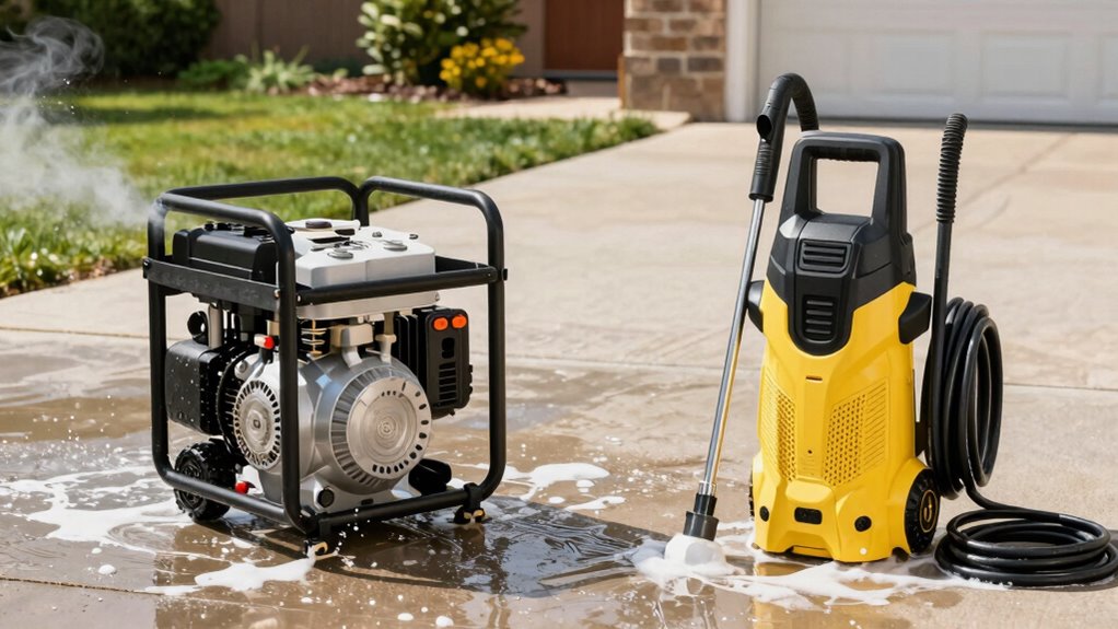 gas vs electric pressure washers