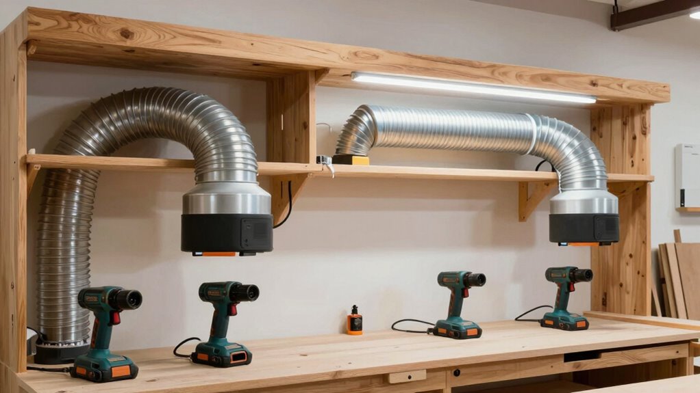 integrate dust collection properly