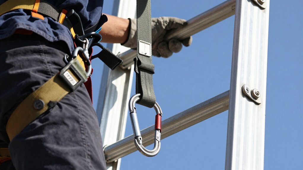 lanyards ensure ladder safety