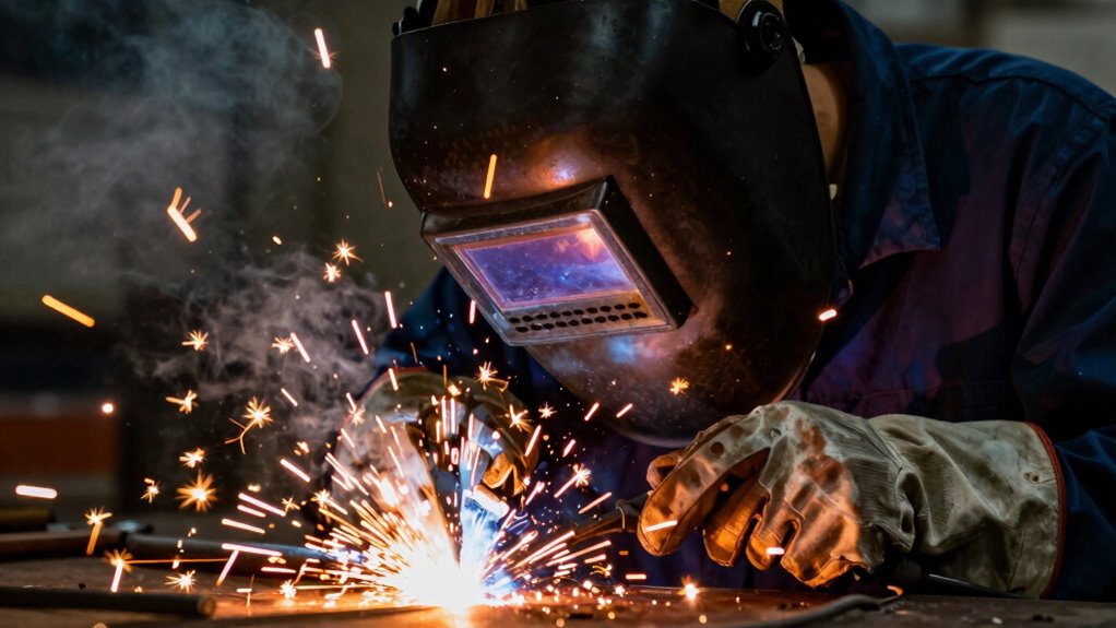 managing sparks during grinding