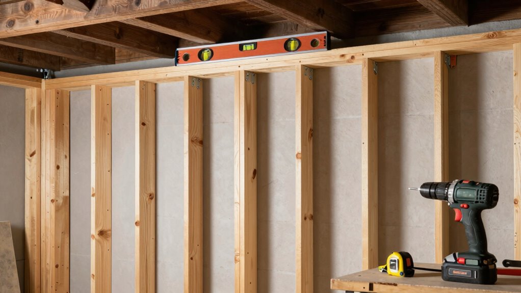 optimal basement wall framing
