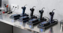 optimized cordless battery station
