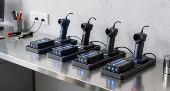 optimized cordless battery station