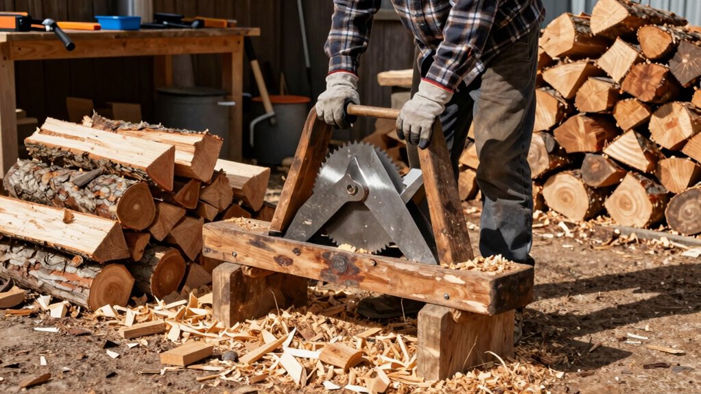 optimized firewood processing workflow