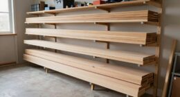 organized long lumber storage